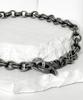 Blessed Bullet 12Mm Renewal Double O-Chain Link Necklace_Vintage Silver/Silver