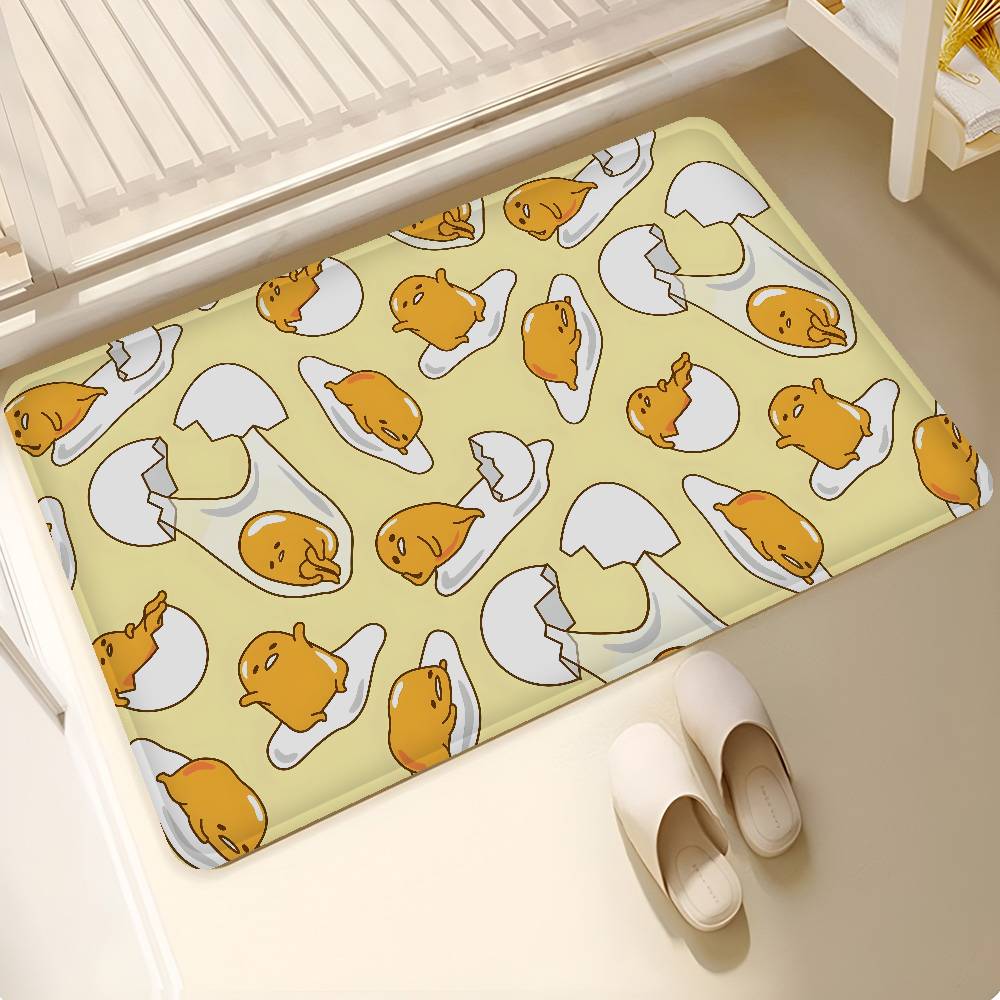 Cartoon G-gudetama Kitchen Mat Kids Room Bedroom Decoration Balcony Anti-Slip Doormat Living Room Alfombra