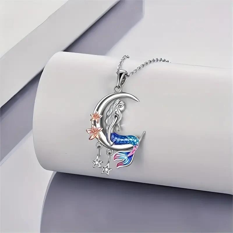 

Eyecatching Mermaid Multicolor Star Necklace For Women Trendy Alloy Jewelry Gift