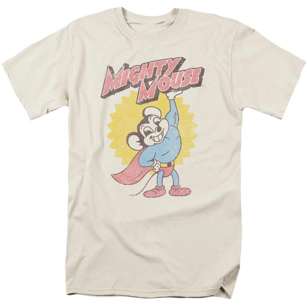 Mighty Mouse  Heavy Logo  T-Shirt 3XL
