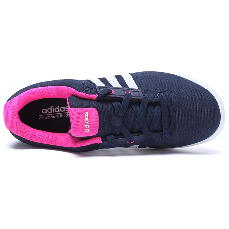 Adidas Slip Resistant Abrasion Resistant Low top Tennis Shoes Women's Blue AW5026