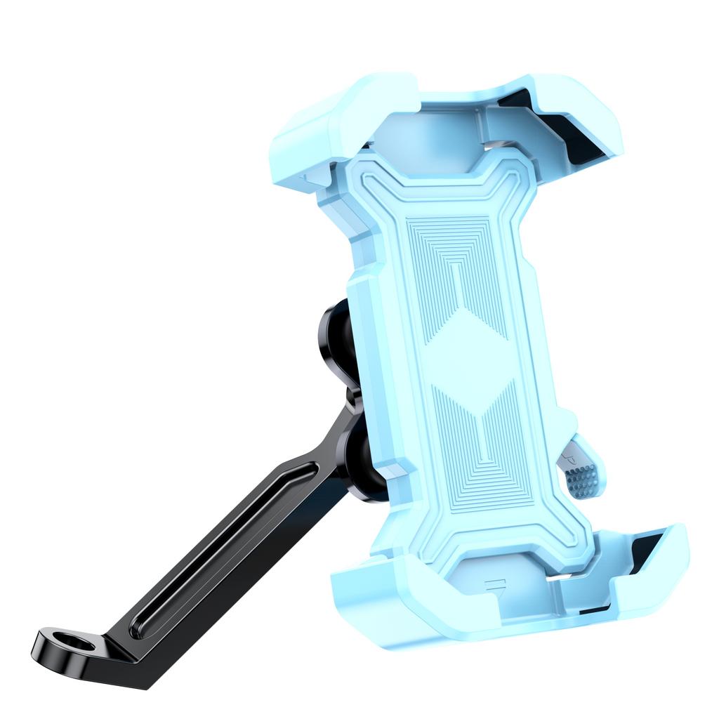 Motorcycle Bicycle Phone Holder GPS Bracket Cellphone Stand Mount Adjustable Bike Phone Shock Absorption Cycling Bracke