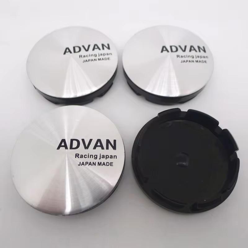 4PCS 56MM 60MM Advan Emblem Car Wheel Center Cap Hubs Cover Badge Auto Styling Accessories