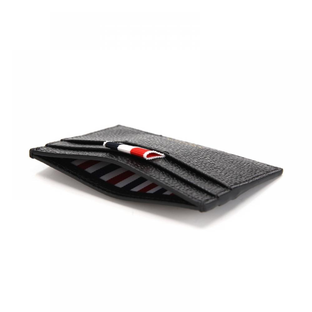 Tom Brown Faw035a 00198 001 Pebble Grain Three Line Tab Card Holder