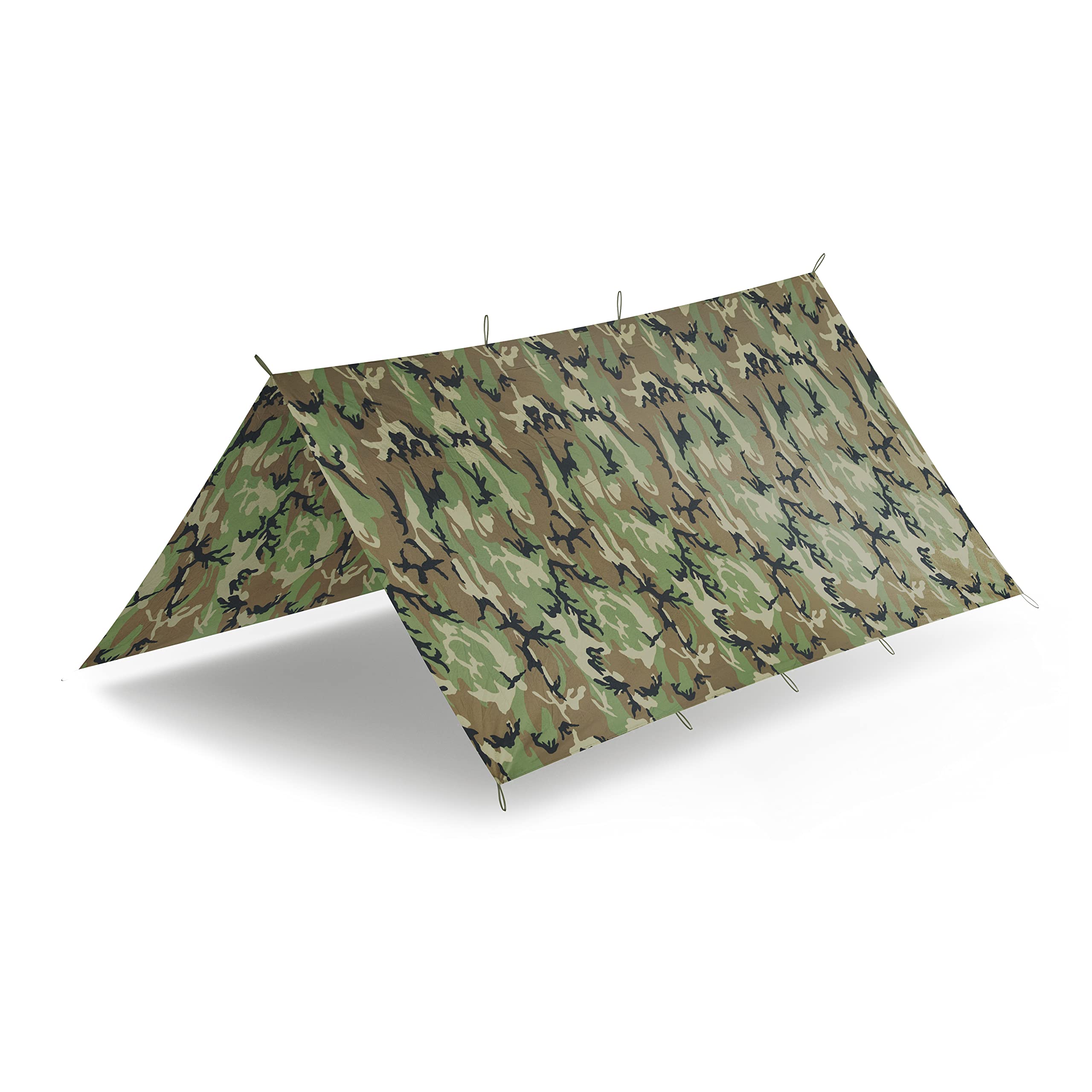 

HELIKON-TEX Super Tarp (US WOODLAND) - A lightweight, windproof, water-resistant, and durable tarp/tent/shelter for outdoor activities such as camping