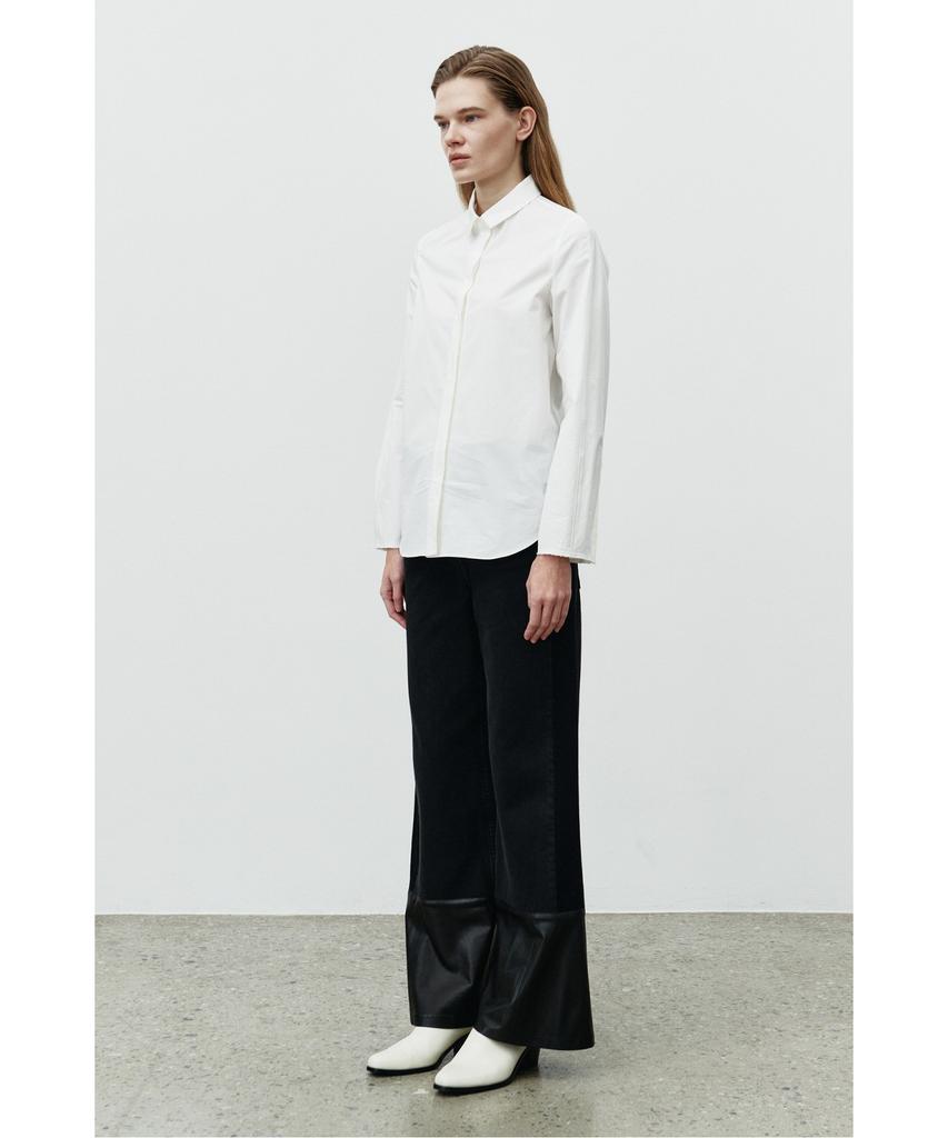 RECODE Lam Leather Patch Pants Rqpaa25528Bkx