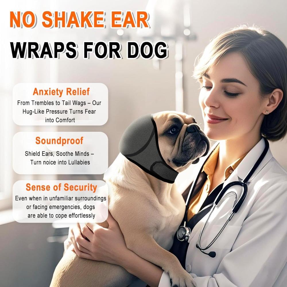 Pet Hearing Protection Dog Calming Earmuff Shock Proof Waterproof Dogs Soothing Headcover Noise Reduction Pet Earmuffs