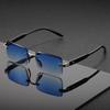 1 pc classic frameless fashion sunglasses, unisex design with multiple color options – a versatile essential for your wardrobe