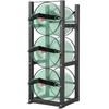 Refrigerant Tank Rack, with 3 X 30lbs Bottle Tanks, Cylinder Tank Rack 12.79x12.99x33.07 In