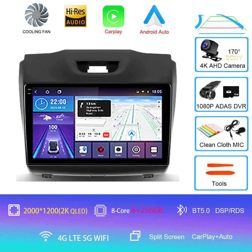 Car Radio Android 14 Carplay Multimedia For Chevrolet TrailBlazer 2012 - 2016 S-10 S10 Colorado For Isuzu D-Max DMAX Stereo 2din