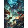 Fantasy Drache Mythisches Tier Poster Drucke Leinwandbild Wandkunst Bilder für Wohnzimmer Heimdekoration