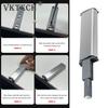 10pcs Door Stopper Cabinet Catches Stainless Steel Push To Open Touch Damper Buffers Soft Quiet Closer Magnetic Hardware Drawers