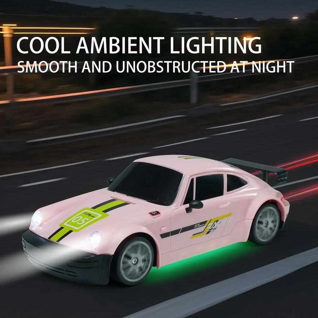 Non-Toxic 1/20 Rc Car 4Wd Remote Control High-Speed Off-Road Vehicle Drift With Led Light Children Electric Racing Toys For Kids Children Gifts