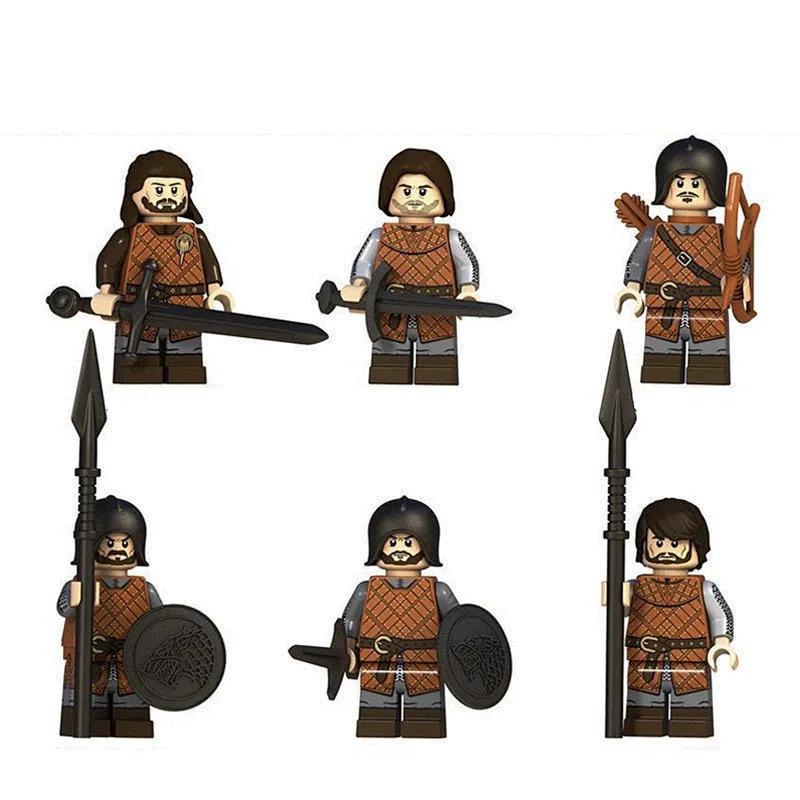 Collection-Medieval Minifigure Sword Infantry Archer Building Block Toys