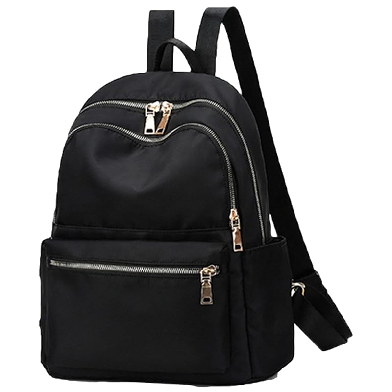 

[Lubonarie] rucksack black light bag ladies large capacity storage Commuting to school Fashionable pocket bag commute simple water repellent casual