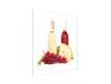 GLAS-SCHNEIDEBRETT 45x52 WEIN
