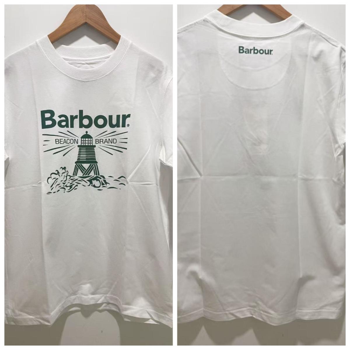 

Летом 2025 года Barbour Принтованные Роскошный Бренд Хлопок Для улицы Женские Футболки с коротким рукавом Унисекс с Периферийными Узорами 4XL