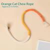 Baumwoll-Katzenkauspielzeug zur Zahnreinigung, Katzenspielzeug aus Katzenschnur für Wohnungskatzen, Knabberübung, interaktives Katzenminze-Beißspielzeug