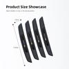 4Pcs Car Logo Anti-collision Strip Door Edge Protective Sticker For Chevrolet Corvette Montana TrailBlazer Silverado Traverse SS