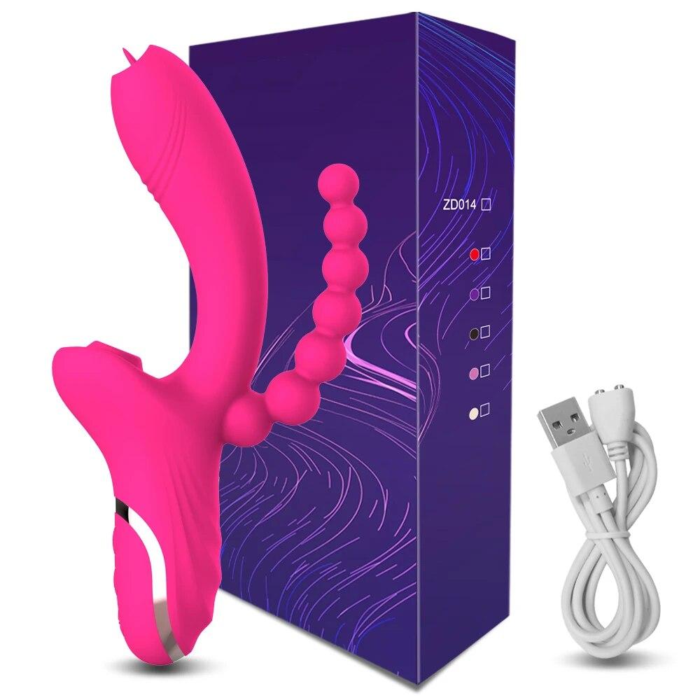 G Spot Vibrator for Women Vacuum Stimulator Clitoris Sucker Dildo Sucking Vibrator Female Goods for Adults 18 Anal Sex Toys