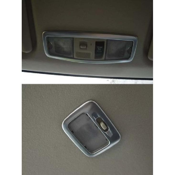 Rear+Front Reading Light Frame Cover Trim for Misubishi Outlander 16-20 set 3PCS