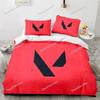 Game Valorant Neon Bedding Set Boys Girls Twin Queen Size Duvet Cover Pillowcase Bed Kids Adult Fashion Home Textileextile741