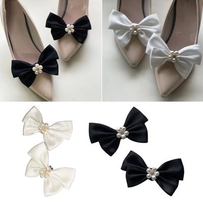 Shoe Buckle Fashion Shoe Clip Charms Shoes Jewelry Bowknot- for Wedding Bridal Shoe Accessory Decorative Shoe Clip