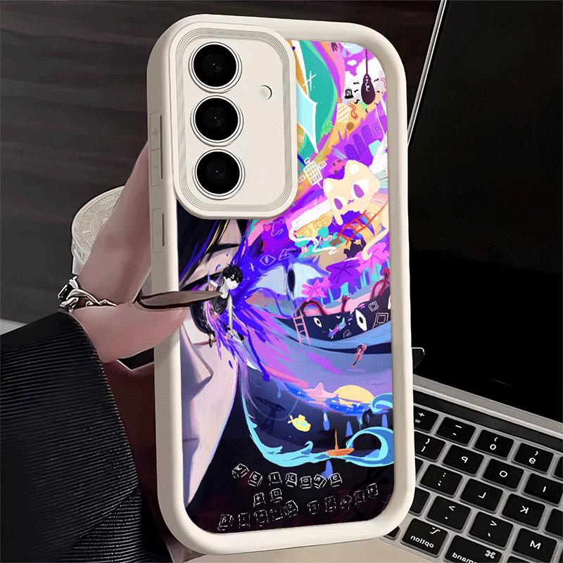 Phone Case for Samsung Galaxy A17 A16 A15 A14 A13 O-Omori Cartoon Game A56 A36 A26 A55 A35 A25 A54 A34 A24 A53 A33 A23 A07 A06