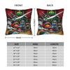 Pillow Case  Soft Pillow Cover For Chair Sofa Home Decor Vintage N-ninja-going Pillowcases