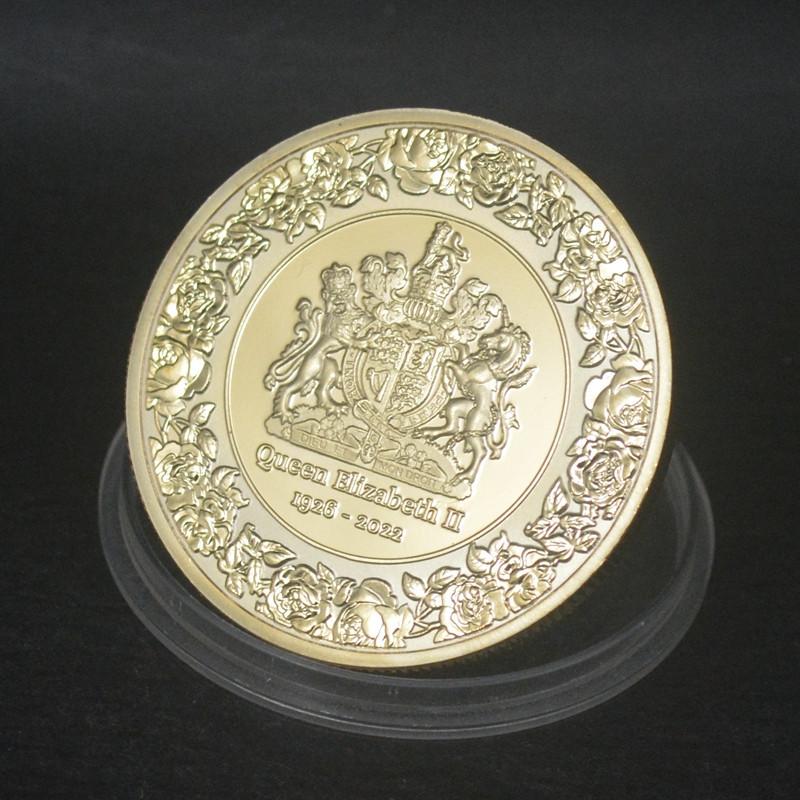 Queen Elizabeth II, commemorative medals, gold and silver gifts, handicrafts, commemorative coins, Christmas gift, Stocking stuffers
