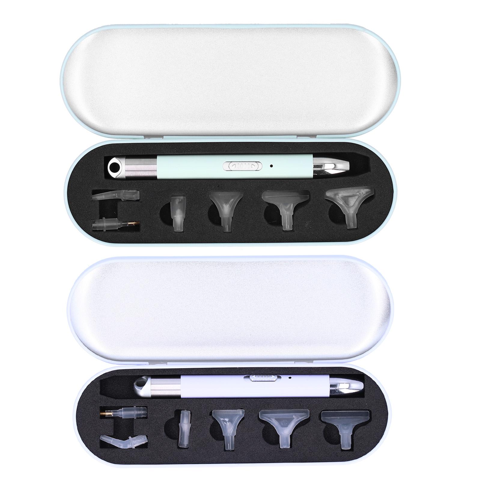 

Drill Pen Luminous USB Chargable Cross Stitch Applique Diamond Painting Tool with Storage Box Green