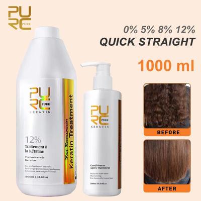 1000ml Keratin 300ml Shampoo Hair Straightening Treatment Curly Hair Products Eliminate Frizz Brazilian Smoothing Keratin