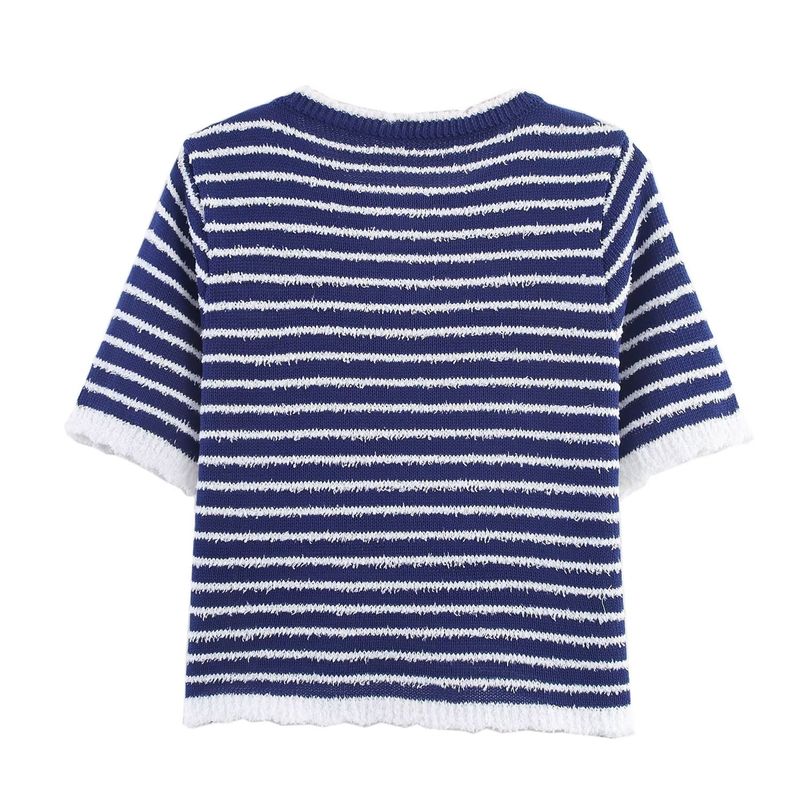 Araltay New Arrival Fashion Style Women's Clothing Fashion All-Match Casual Style Letter Knitted Short-Sleeved Shirt Skirt Outfit