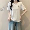 2026 Summer Plus Size Women's Casual Cartoon Pony Shiny Short-Sleeve Top