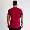 Muscleguys Mens Bodybuilding Slim Fit T-Shirts Summer Cotton Breahtbale Short Sleeve Shirts Gym Fitness Running Sportswear Casual Clothing