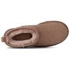 UGG Classic Ultra Mini Sheepskin Warm Comfortable Versatile Ankle Snow Boots Women Boots Brick-Red 1171538-RYK