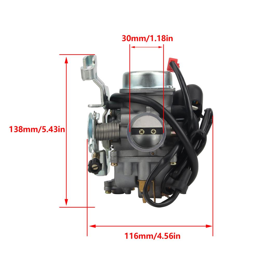 For Honda CN250 CF250 Scooter Carburetor 30mm PD30J Helix 250 GY6 150cc 200cc 250cc Engine Parts Moped Go Kart ATV Quad