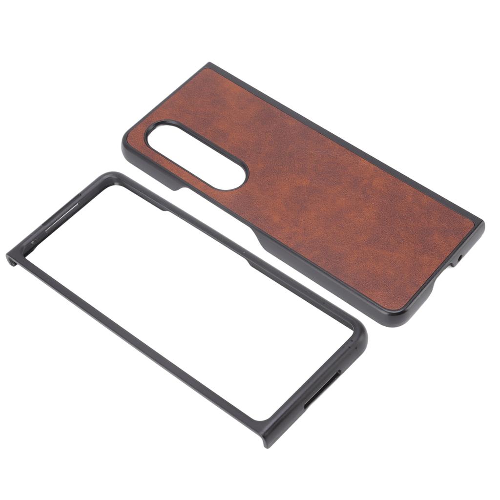 Klapphülle Kratzfest Stoßfest Synthetisches Leder Handyhülle für Galaxy Z FOLD 4