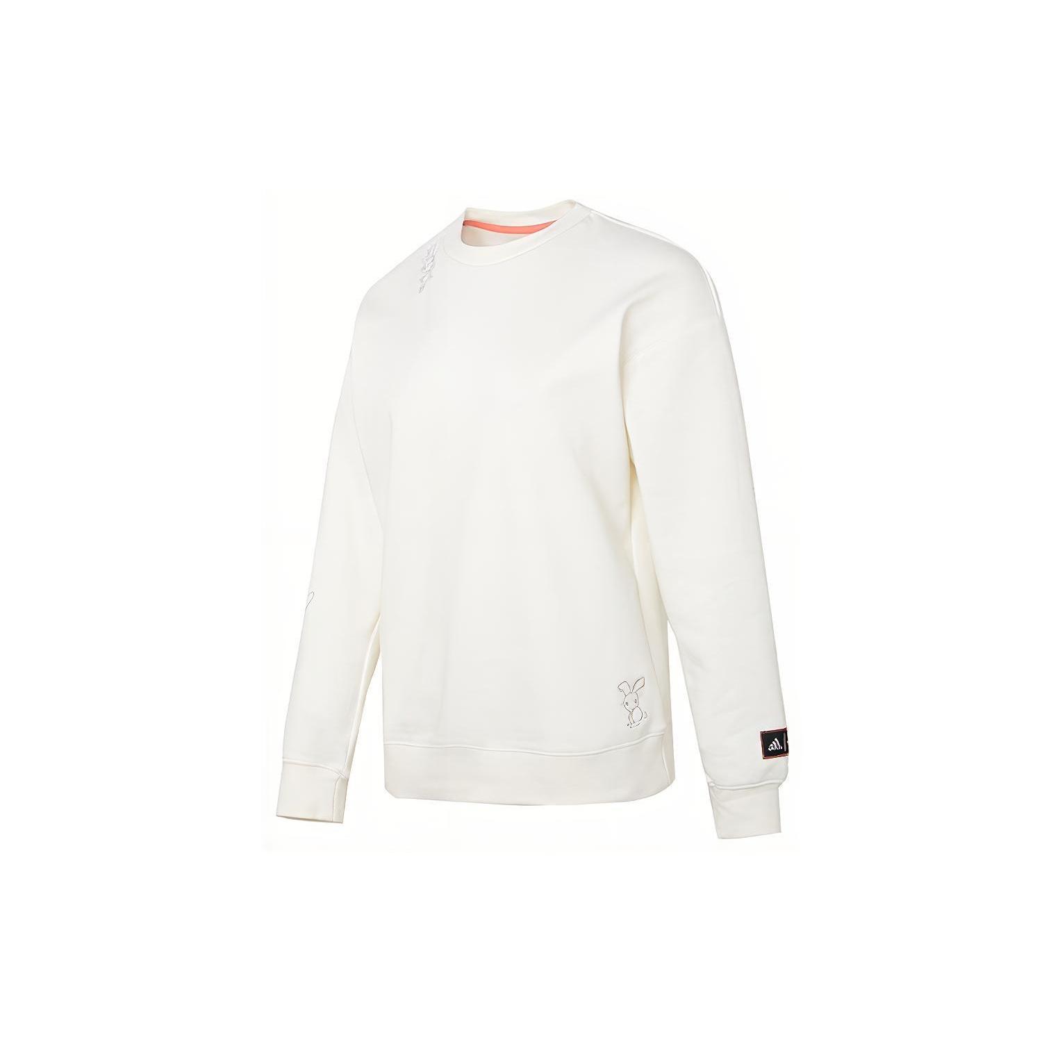 (WMNS) adidas CNY Graphic Sweaters White Women s HZ3004 L