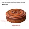 Rosewood Solid Wood Incense Burner and Diffuser with Carved Design for Agarwood and Sandalwood