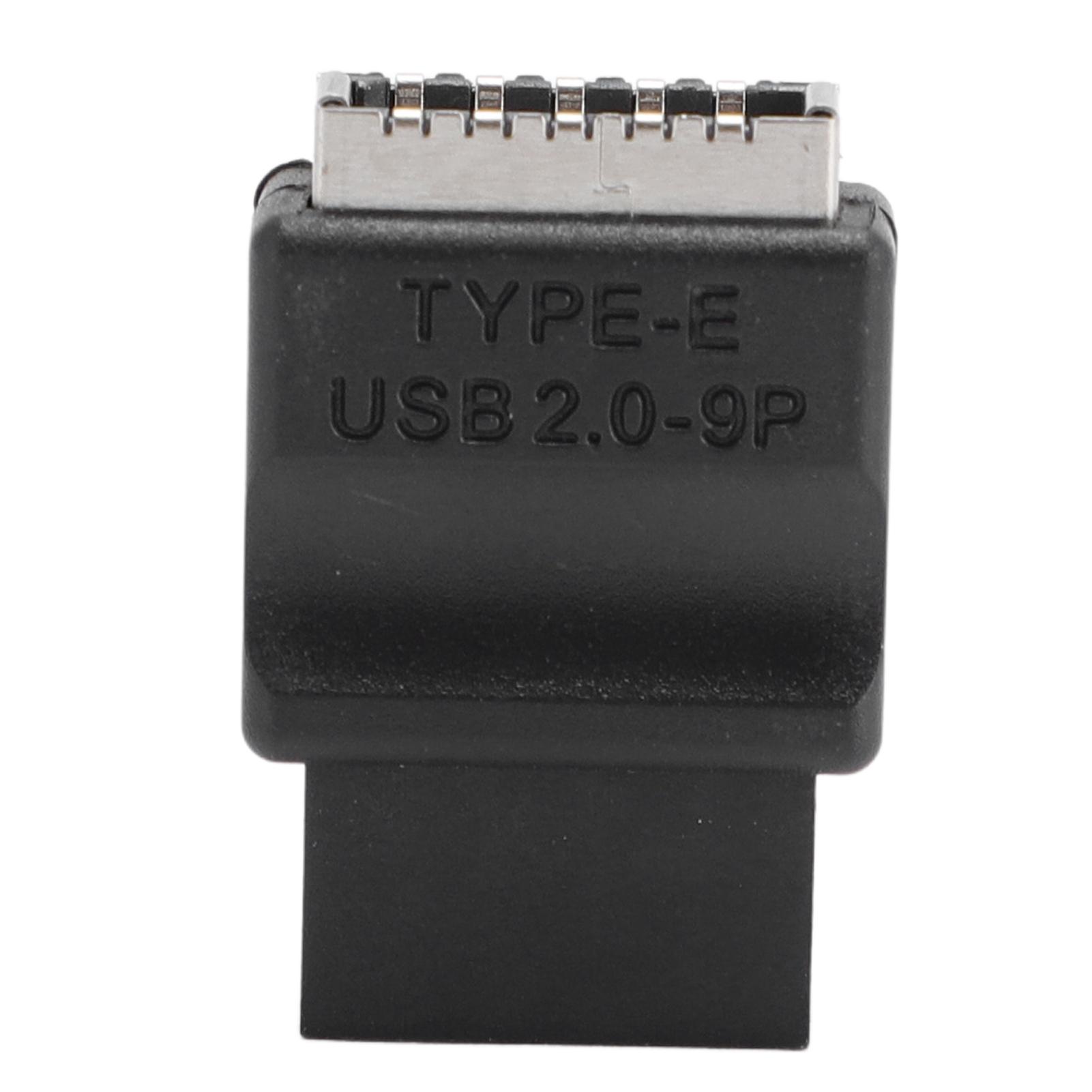 

PH721 9PIN Male to TYPE E Female Adapter PVC 480Mbps Compact 9PIN to TYPE E Converter
