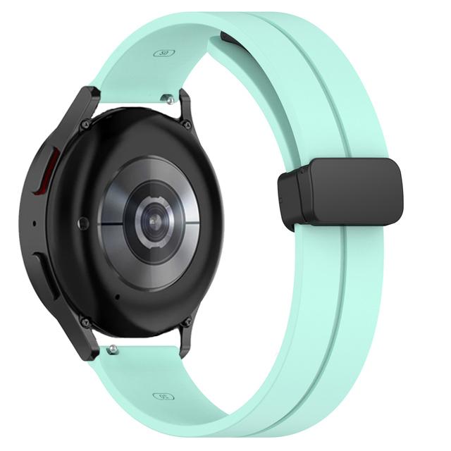 20mm 22mm Watch Strap For Samsung Galaxy watch 6/7/4/5 pro/classic/gear s3 Silicone Magnetic bracelet Huawei watch gt 4 2 3 band