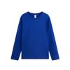 Minimalist Fashion Base Layer Women's Autumn Long-Sleeve Pure Cotton Straight-Shoulder T-Shirt Men's Crew Neck Solid Color Basic Couple's Sweatshirt