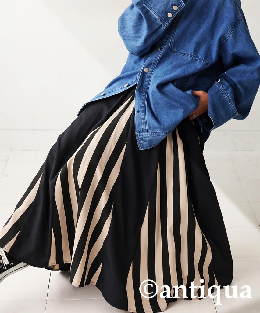 Antiqua Circular Free Size Black Women's Skirt, PY-00728, 05,