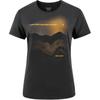 SALOMON Shkout Core Ss Tee Gts W Outdoor Letter Crew Neck Comfortable Short Sleeve Ss25 Regular T-Shirt Women Tops Deep-Black C24846