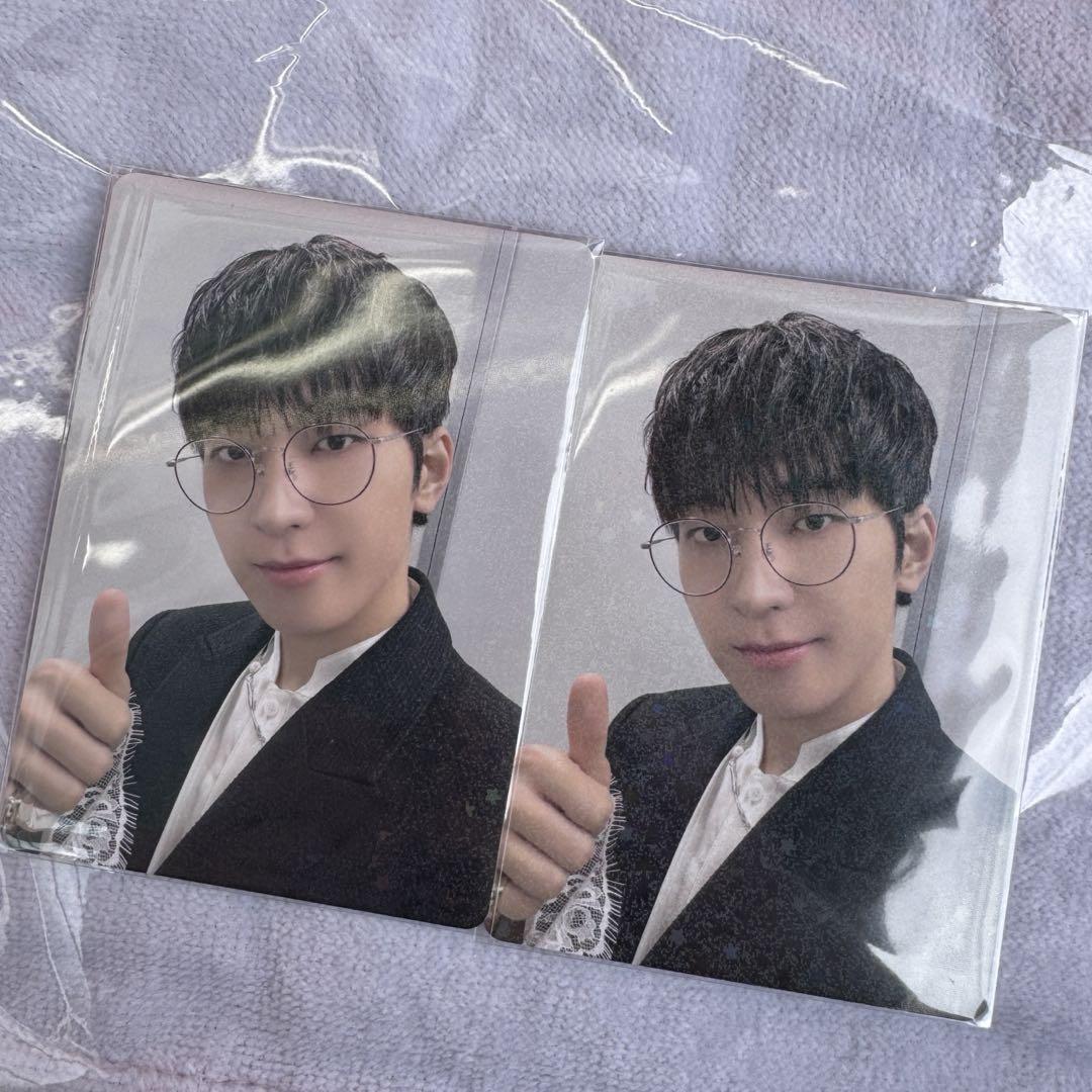 

[ИСПОЛЬЗОВАННЫЕ] Обновление коллекционных карточек Wonwoo HOLIDAY, 2 шт.