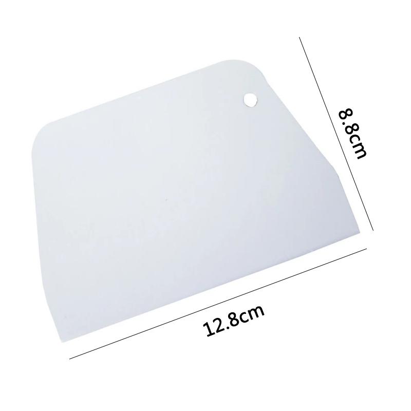 2 Farben Schaber Praktisches Hängeloch-Design Kunststoff-Teigschaber Kuchencremeschaber Backutensilien Schneiden