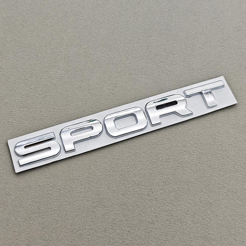 3D Metal Car Letters Sticker Logo SPORT Badge Rear Trunk Emblem Accessories for Land Rover Discovery Range Rover Defender SA7