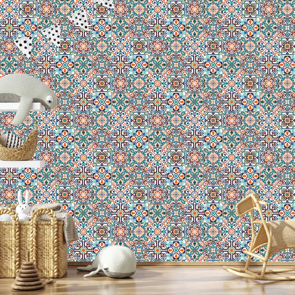 Mosaic Wallpaper Pattern and Tile Imitation for Living Room and Bedroom 50x1000