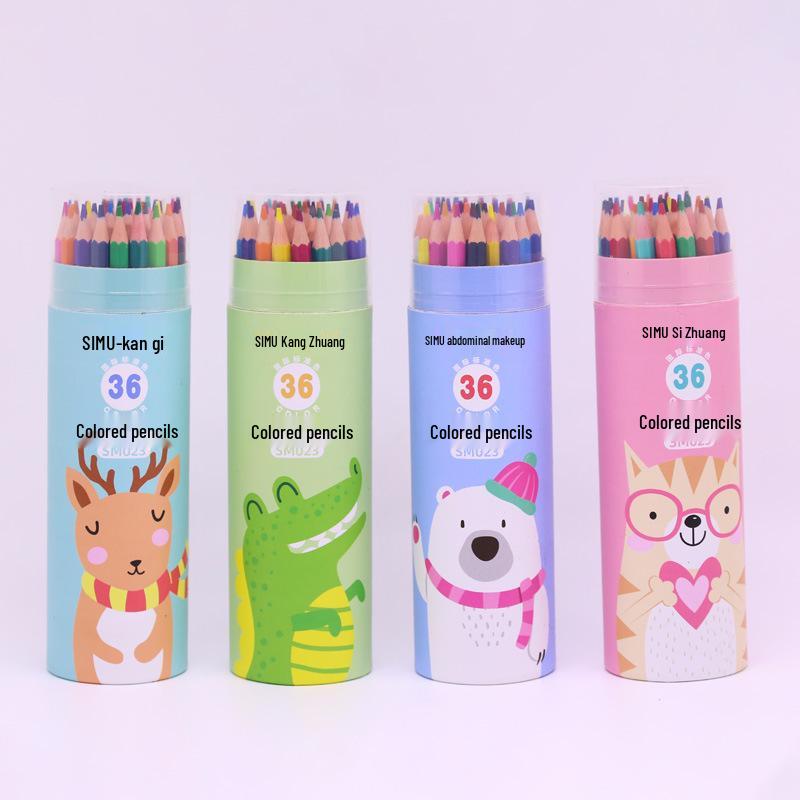 Colored Pencil Set for Elementary Students - 24 or 36 Colors, Ideal for Rewards and Children's Art Projects
